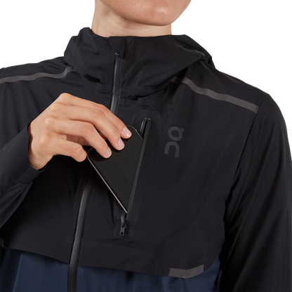 On Weather Jacket Black | Navy (Women'S)