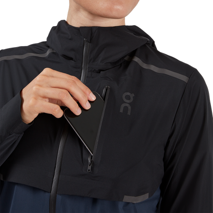 On Weather Jacket Black | Navy (Women'S)