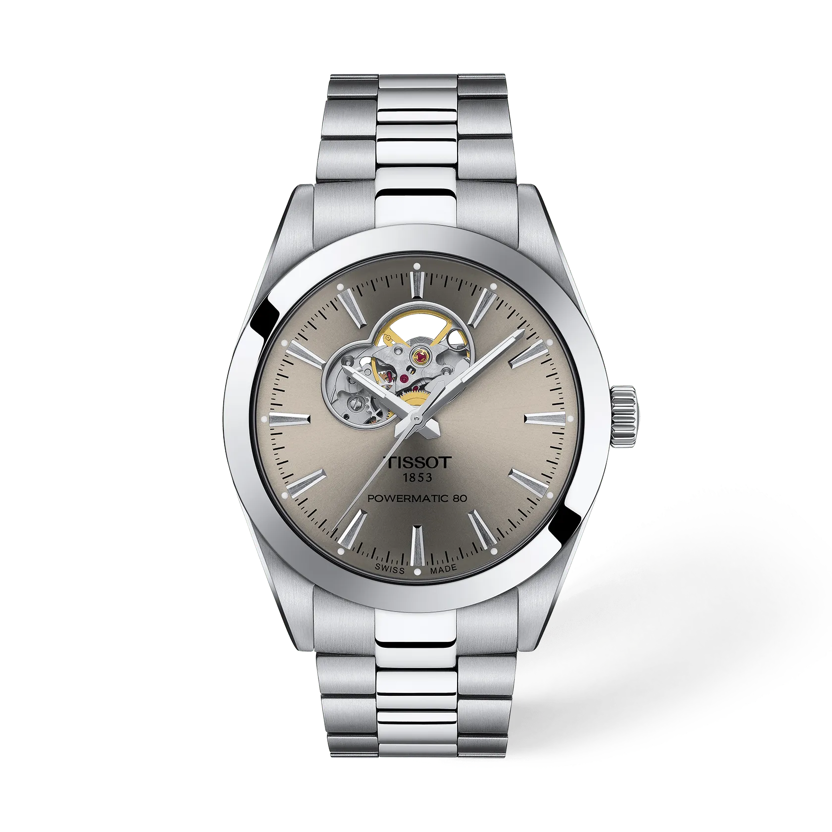 Tissot Gentleman Open Heart 40Mm T1274071108100