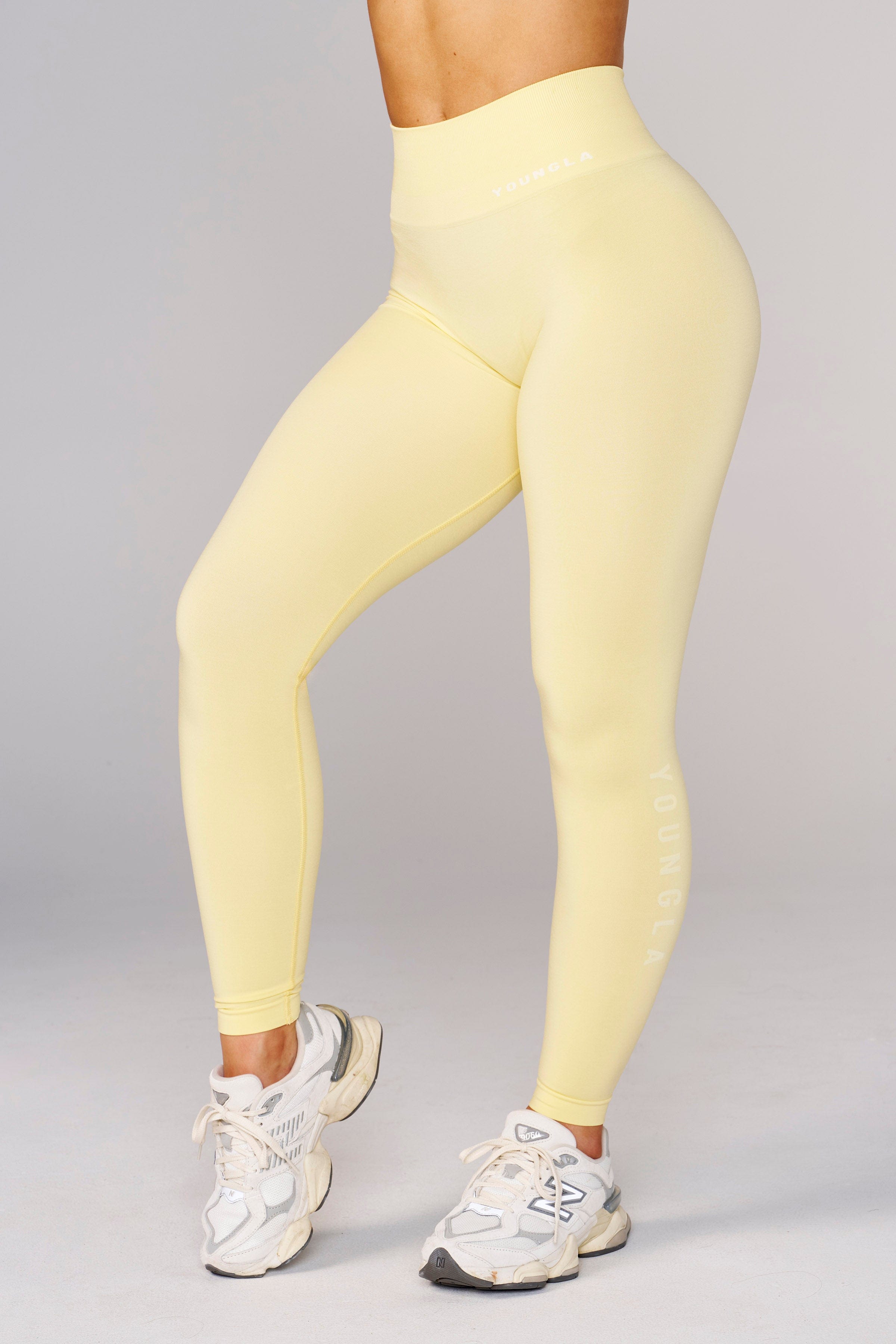 YoungLA W220 seamless core legging Spring 24' Yellow