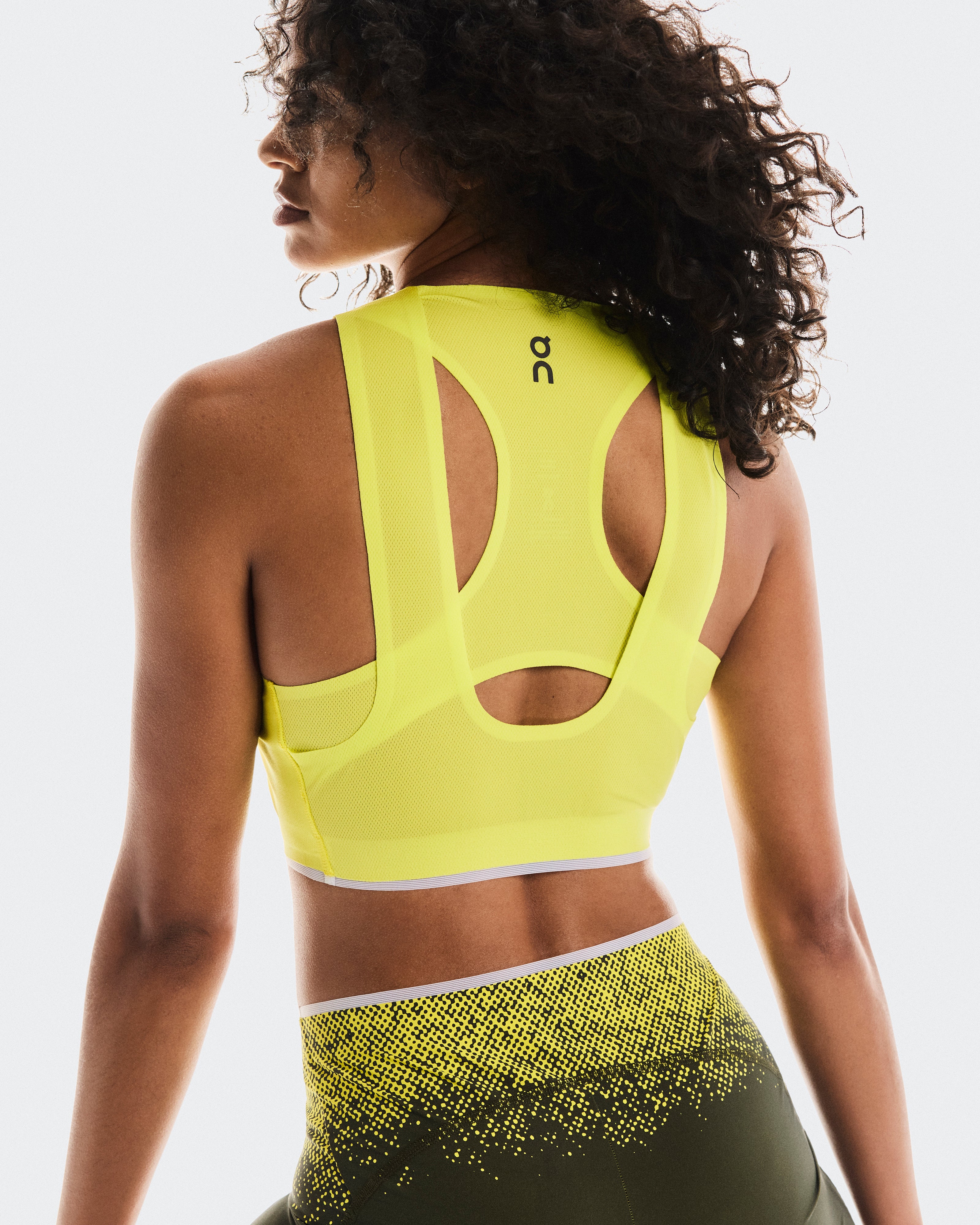 On Race Crop Lime (Women's)