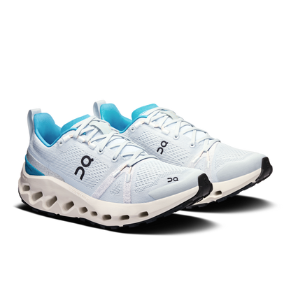 on running cloudsurfer trail arctic ivory (women's)
