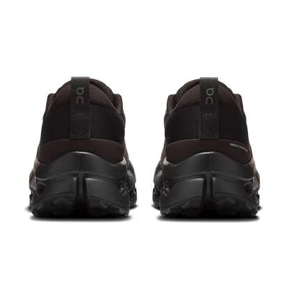 on running cloudsurfer trail 2 black (women's)