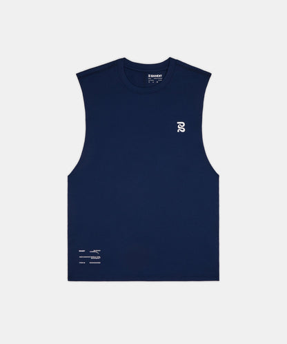 Bandit Mens Micromesh Run Tank Ny Navy