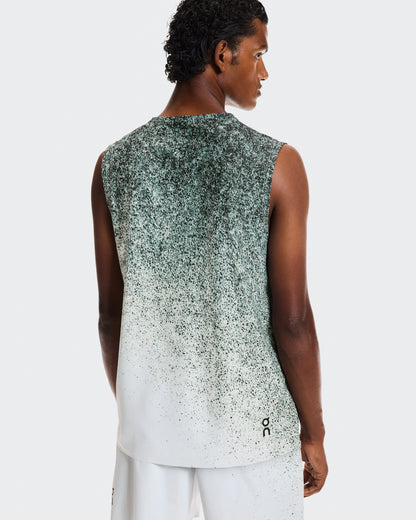 On Court Tank Fade Mineral | White