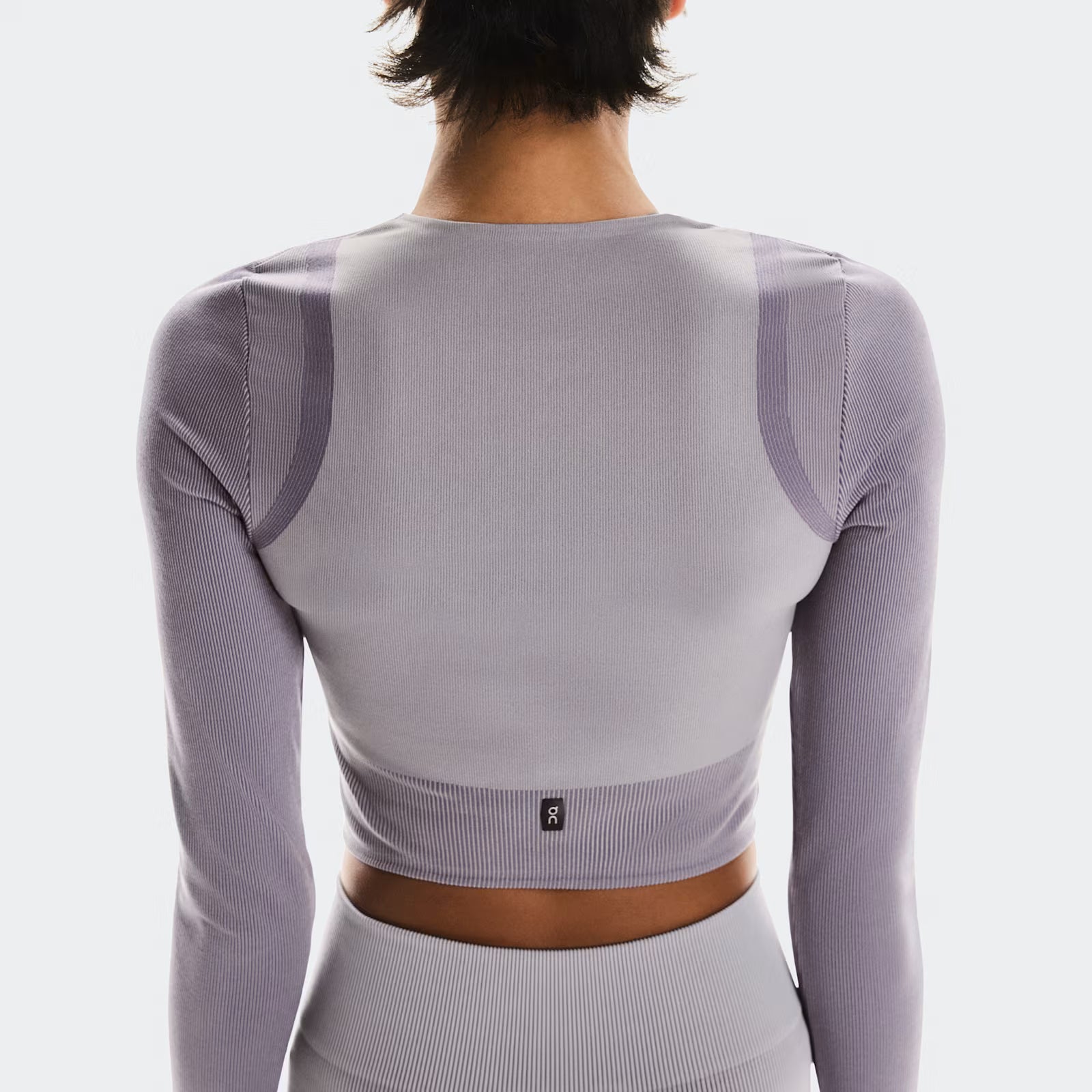 On Studio Knit Long-T Crop Lilac | Cosmos (Women'S)
