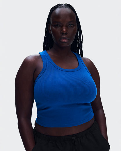On All-Day Ribbed Tank Indigo (Women'S)