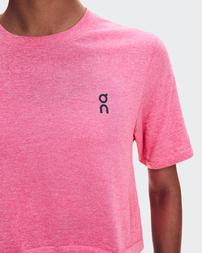 On Train Flex-T Crop Bubblegum Heather (Women'S)