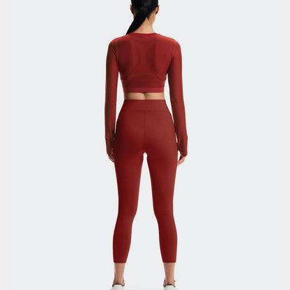On Train Long Sleeve Crop Year Of The Horse Sienna (Women'S)
