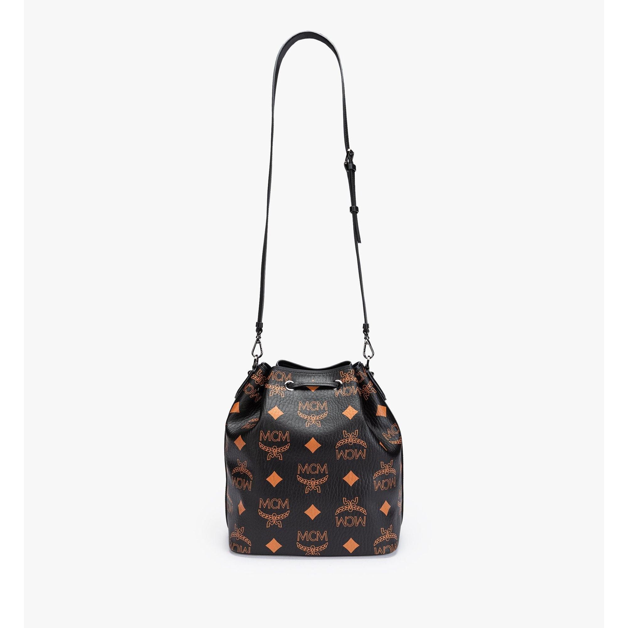 MCM Medium Dessau Drawstring Bag In Maxi Visetos