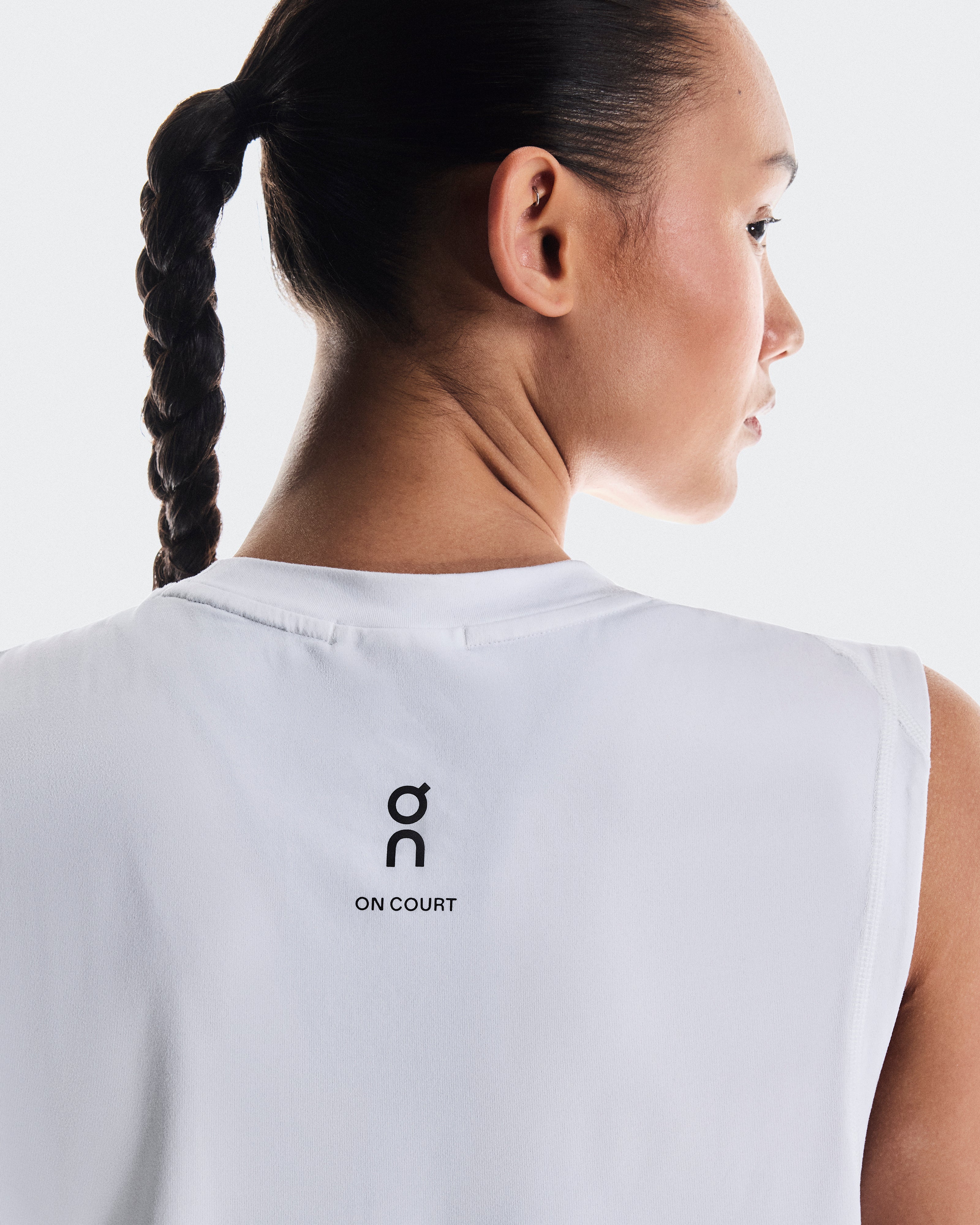 On Courtside Tank White (Women's)