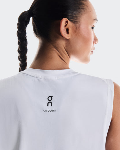 On Courtside Tank White (Women's)