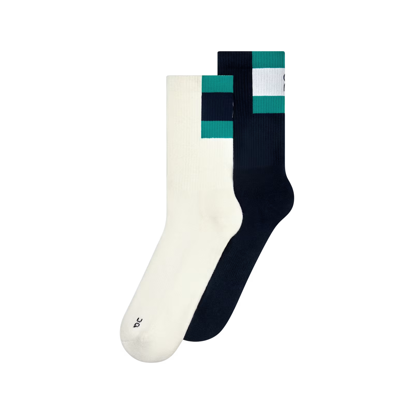 On Courtside Sock High 2P Ivory | Midnight