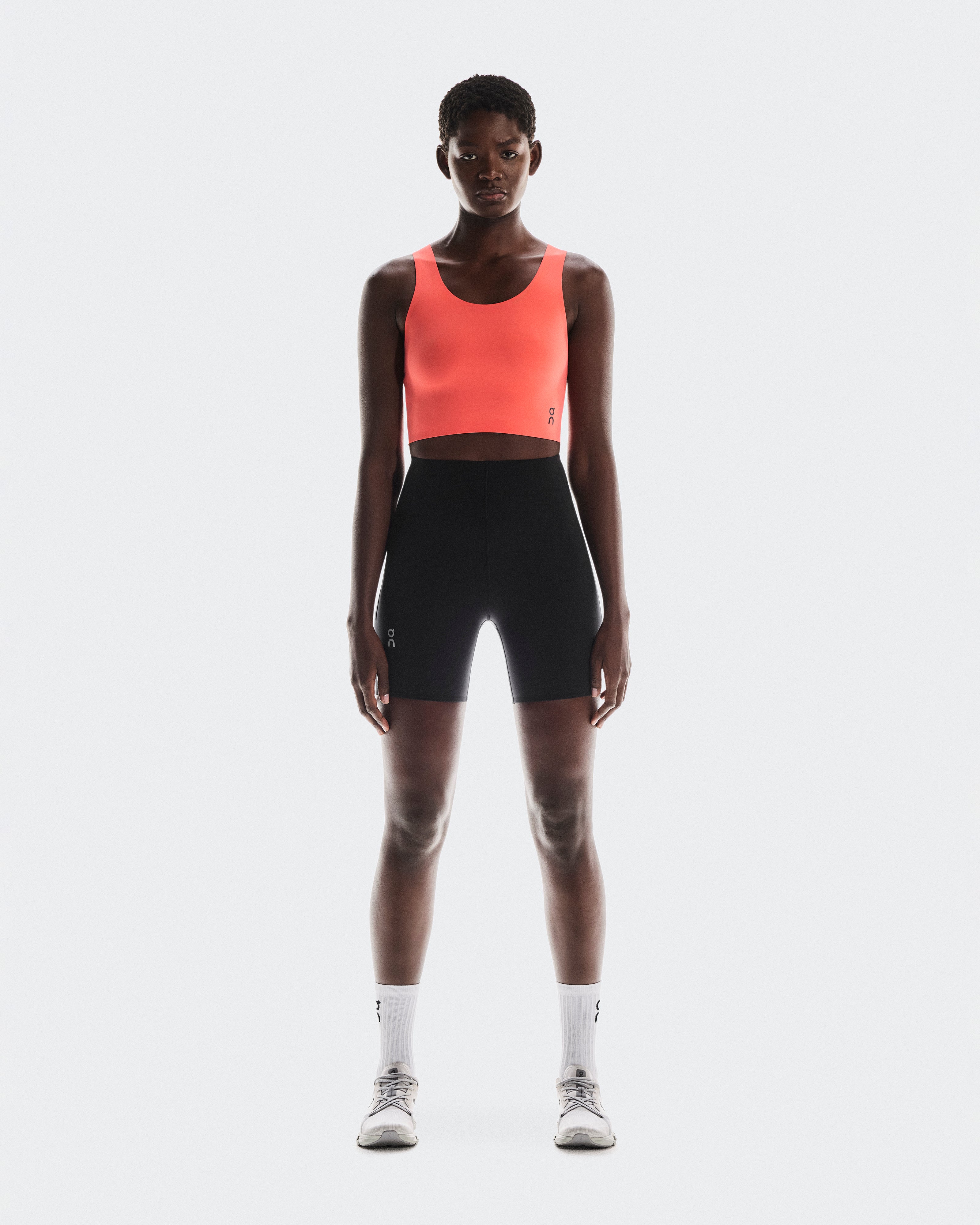 On Studio Open Back Crop Coral (Women's)