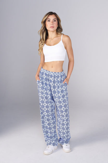 YoungLA W250 Ugly A** joggers Boho Blue