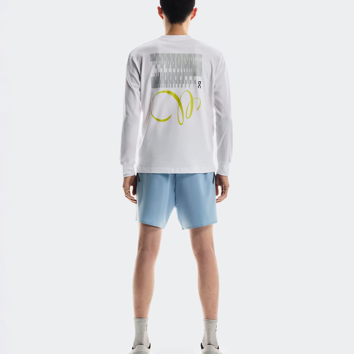On Club Long-T Graphic White