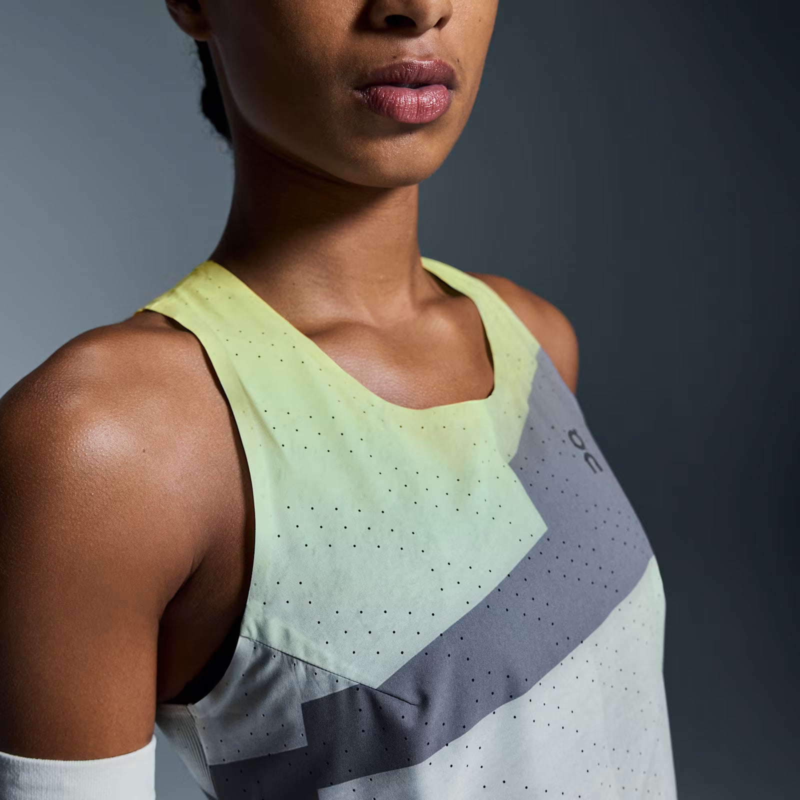 On Race Singlet Limelight | Glacier (Women'S)