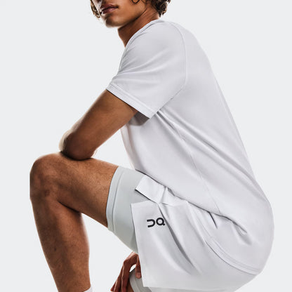On 5" Performance 2/1 Shorts White | Glacier