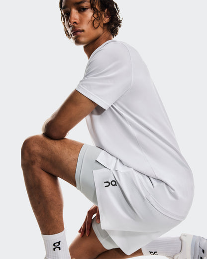 On 5" Performance 2/1 Shorts White | Glacier