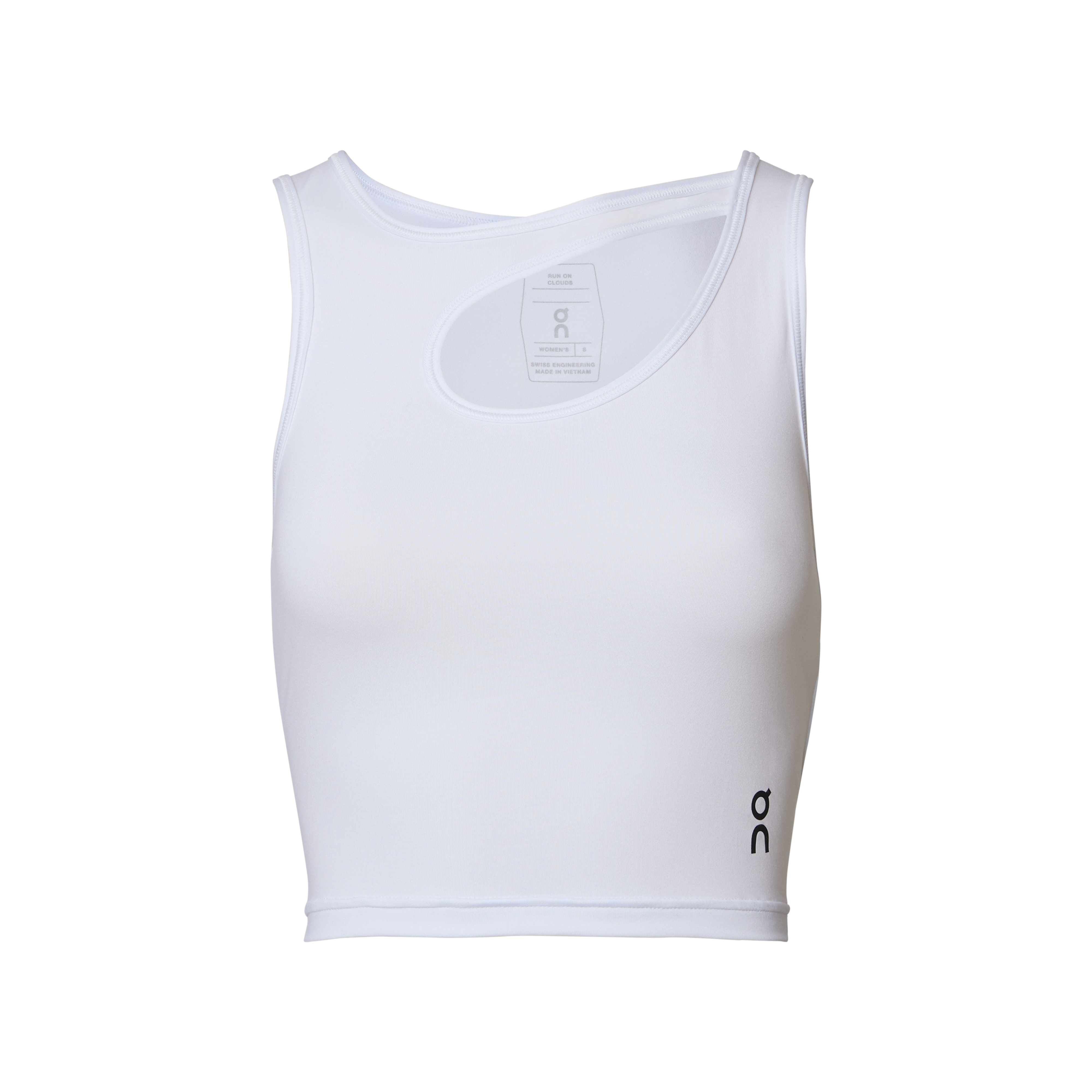 On Studio Cut-Out Crop White (Women's)
