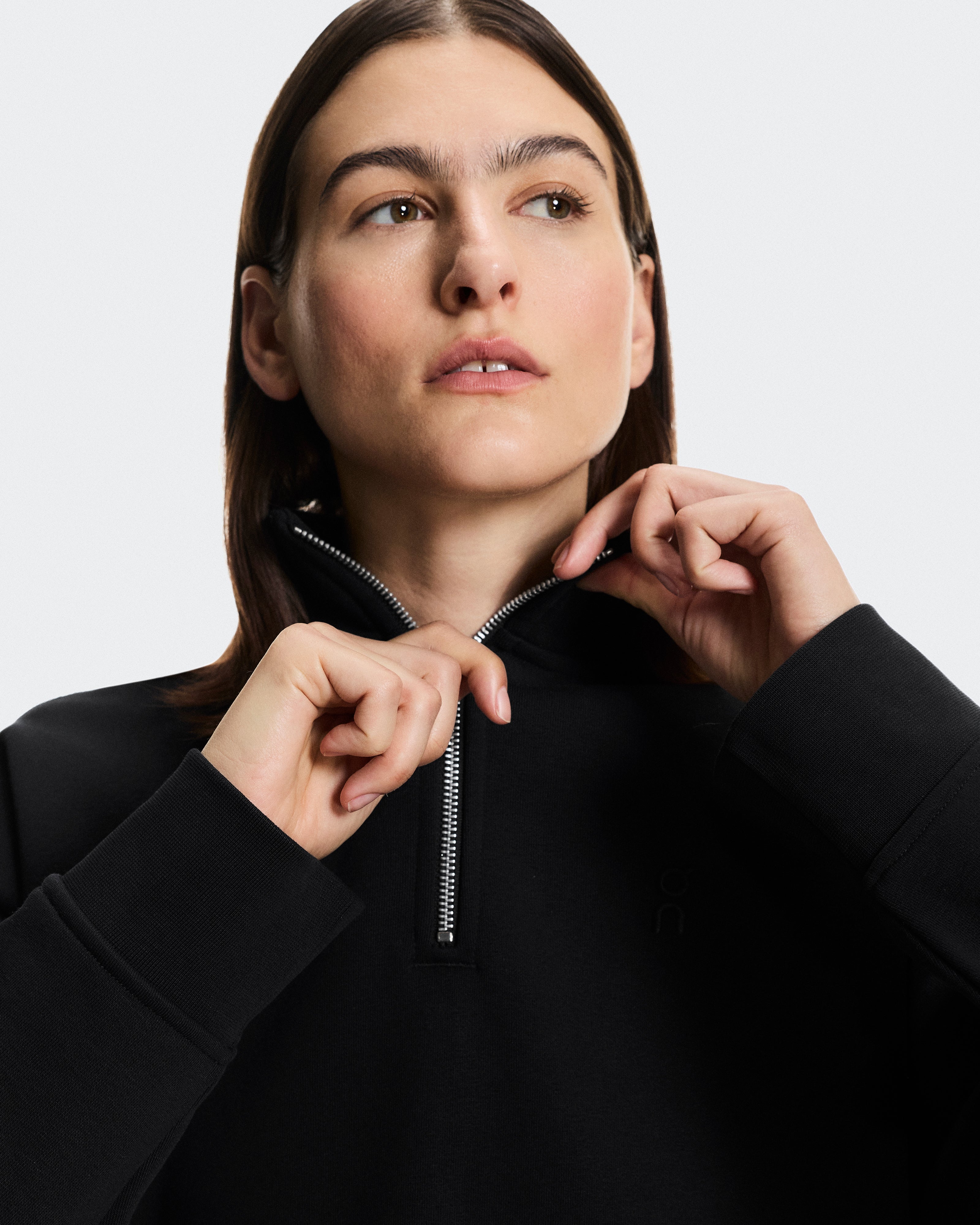 On Club Collective 1/4 Zip Black (Women'S)