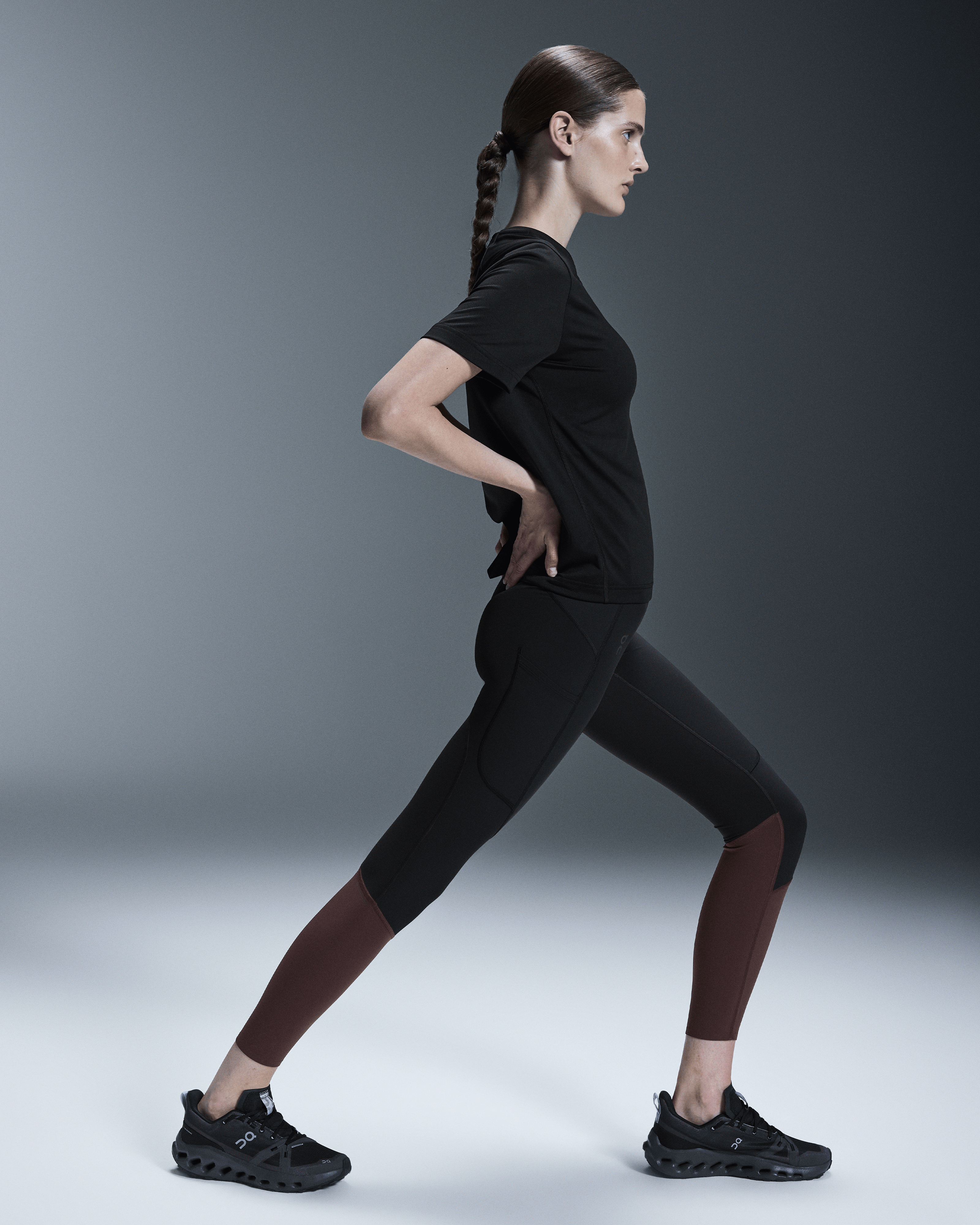 On Trek Tight Black | Mulberry (Women'S)