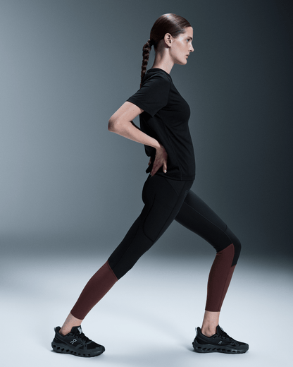 On Trek Tight Black | Mulberry (Women'S)