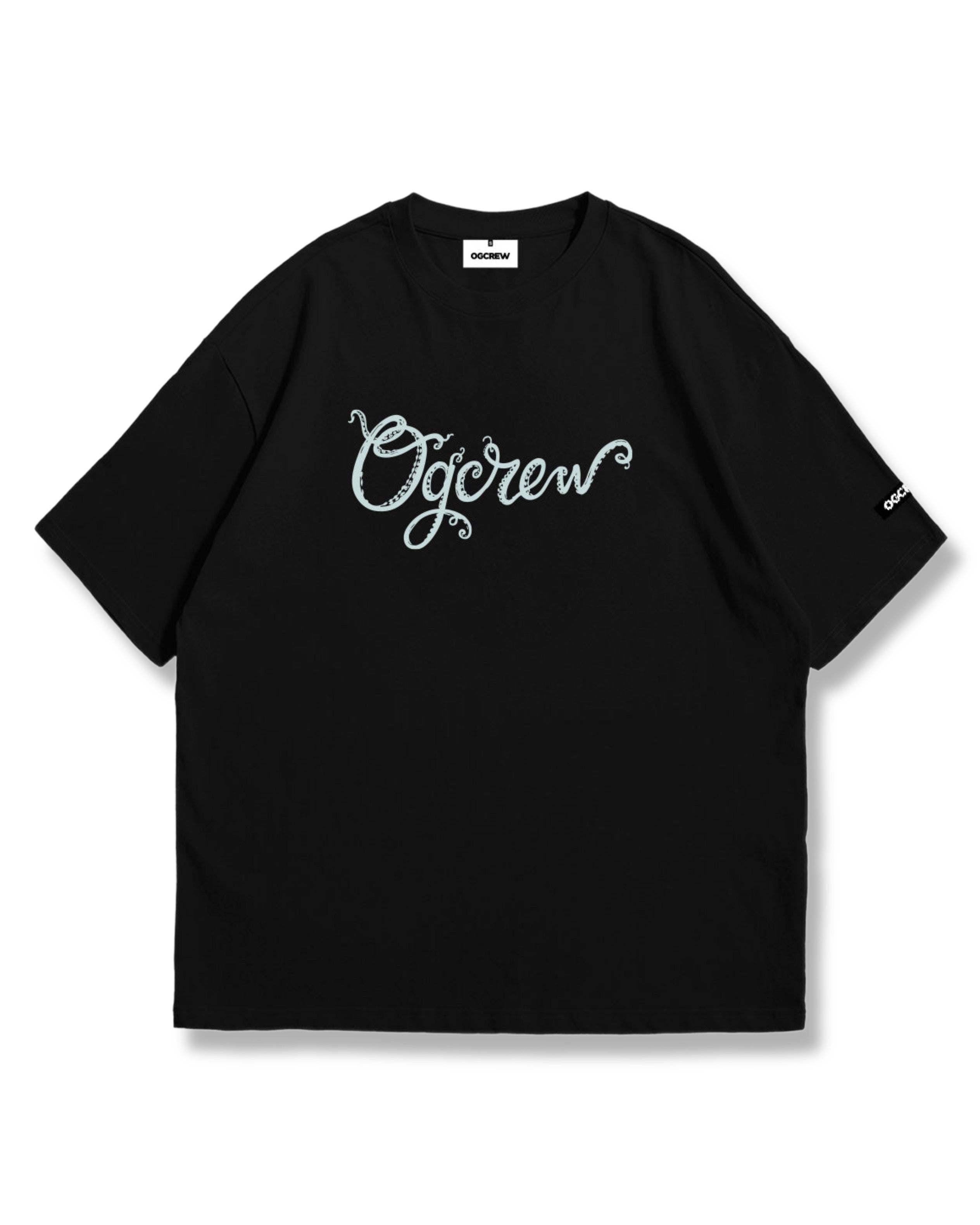 BLACK OCTOPUS X SHARK T-SHIRT