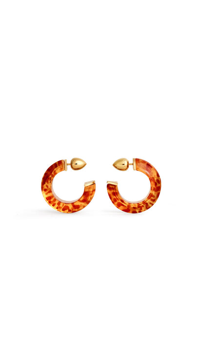 Alaïa Edge Hoops Earrings