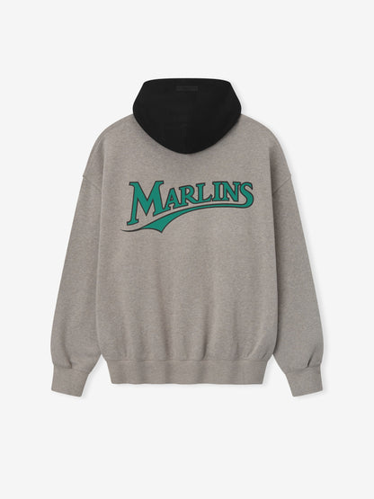 Essentials Marlins Sport Hoodie Concrete Heather/Blk
