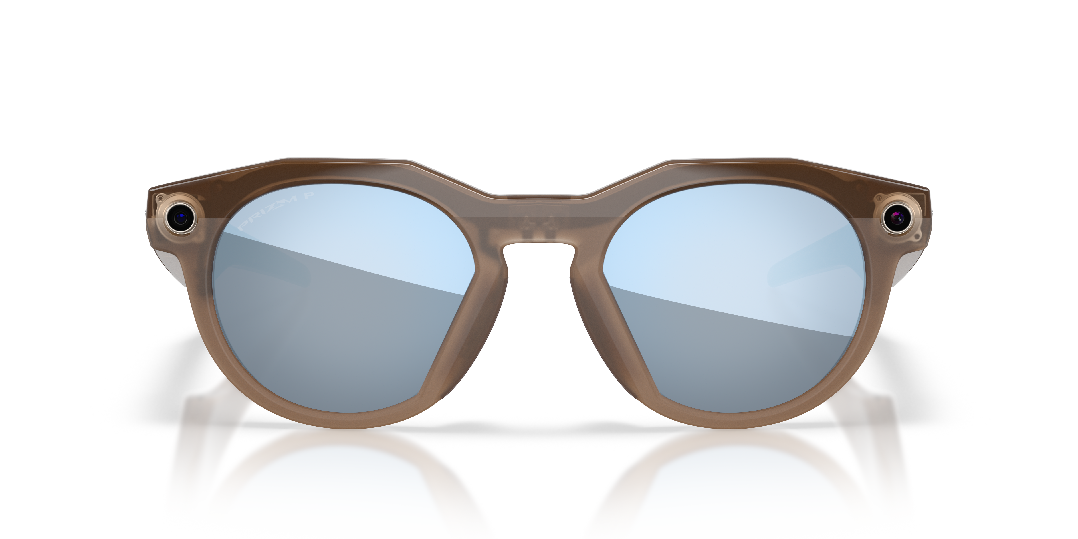 Oakley Meta Hstn Ai Performance Glasses Brown Smoke Frame