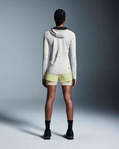 On 3" Performance 2/1 Shorts Limelight | Sand (Women'S)