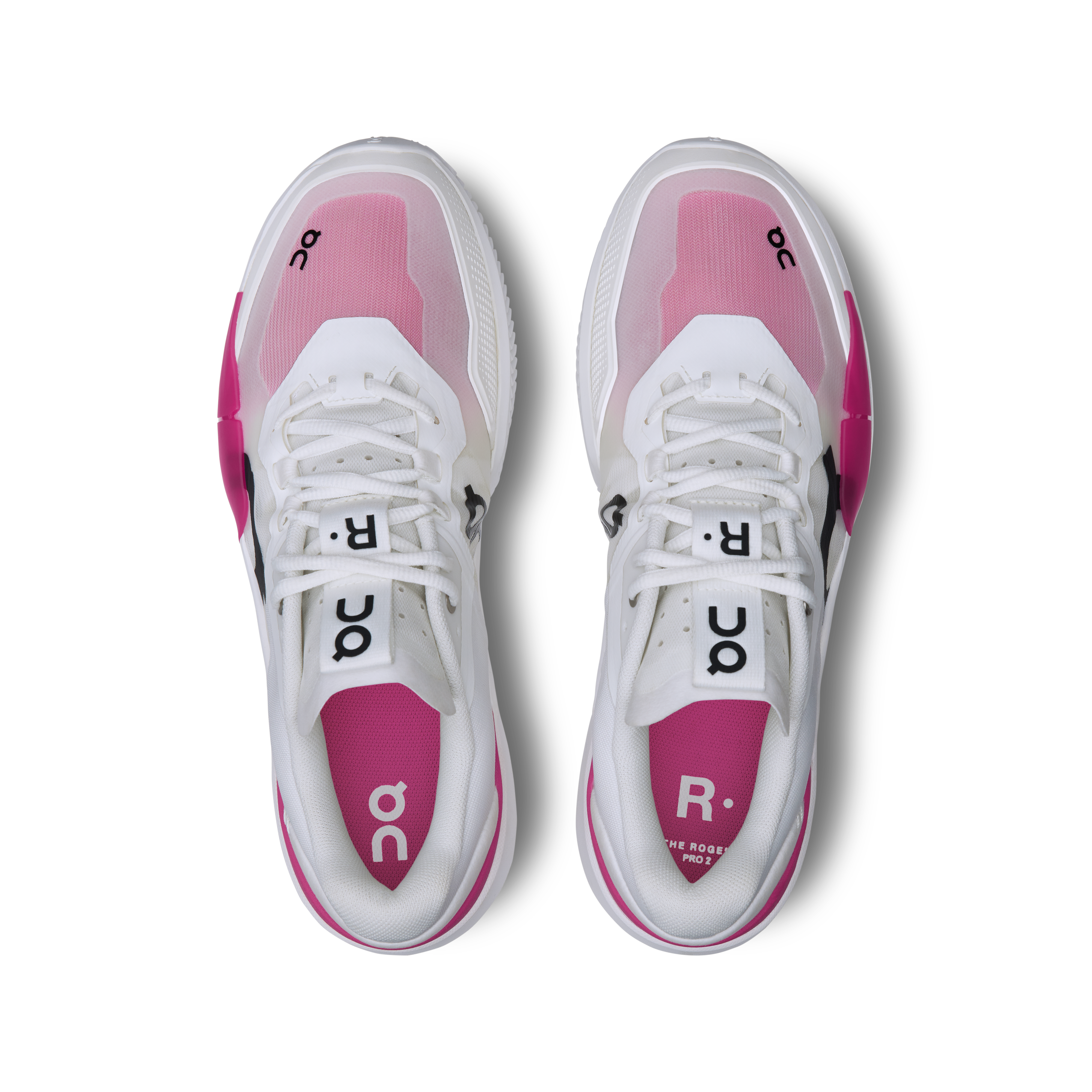 on running the roger pro 2 white pink