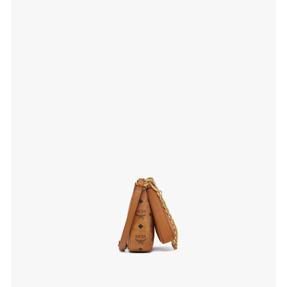 MCM Small Aren Duo Hobo in Visetos