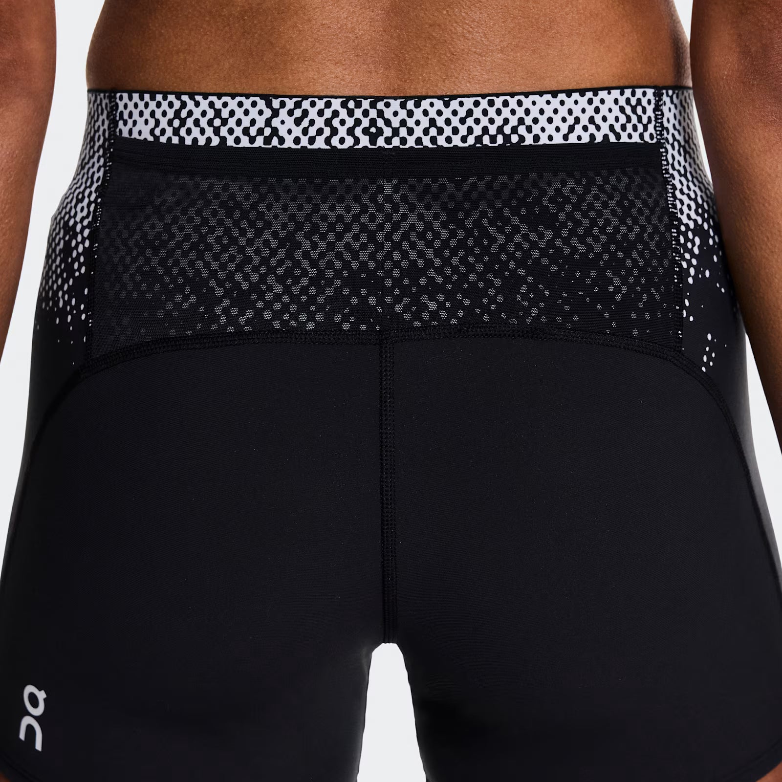 On Zero Short Tights Black | White (Women'S)