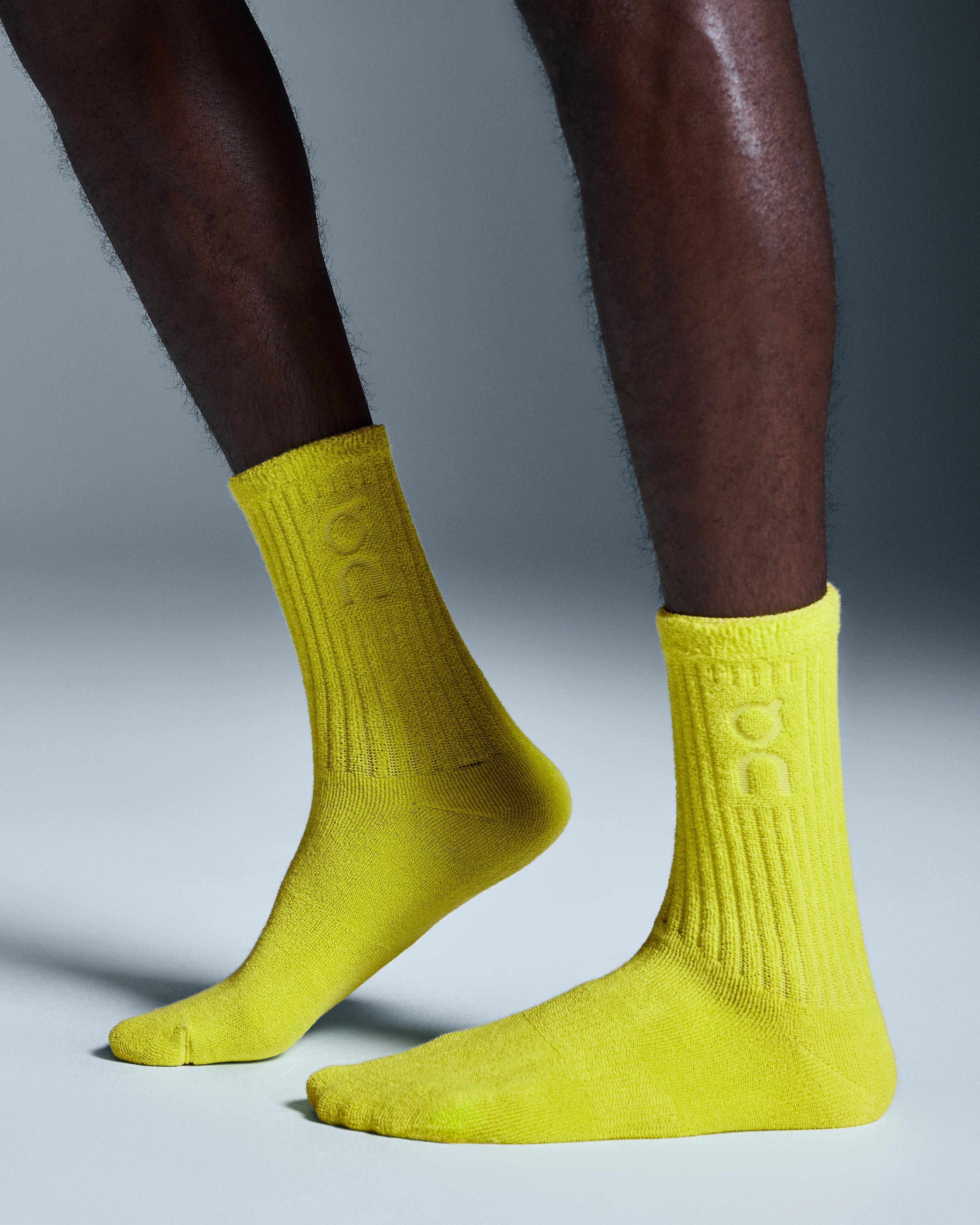 On Terry Sock High Lime