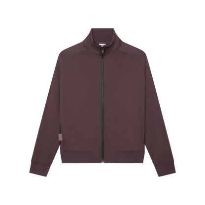 On Courtside Full-Zip Mulberry