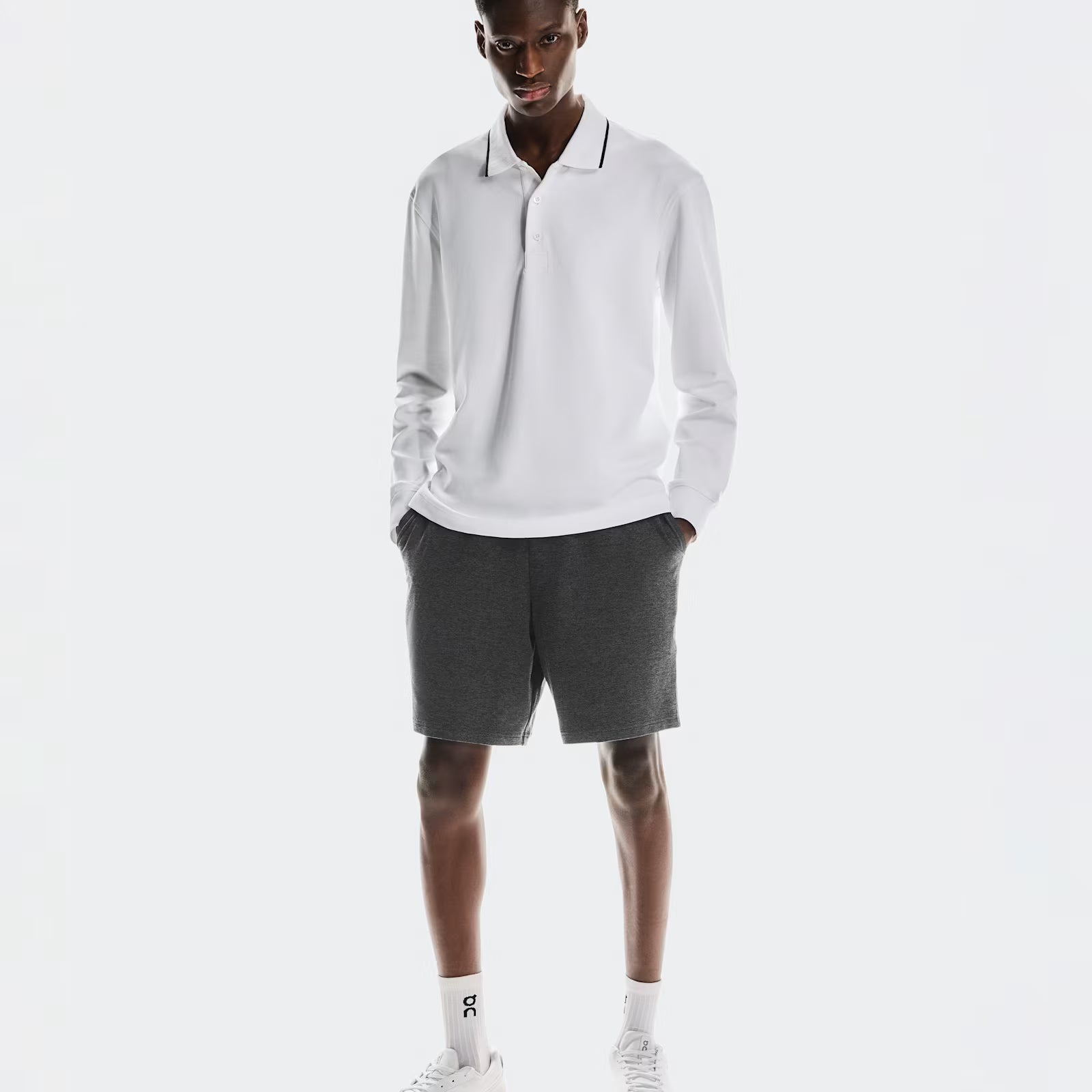 On Courtside Shorts Slate