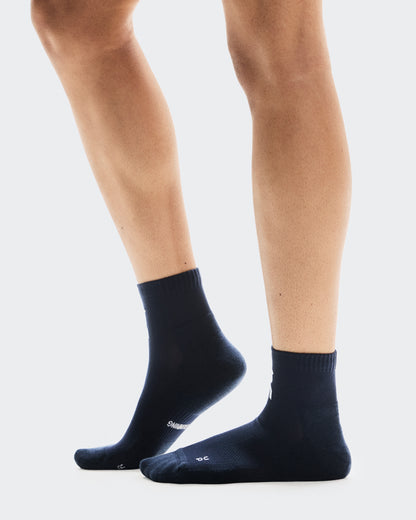 On Core Run Sock Mid 2P Navy