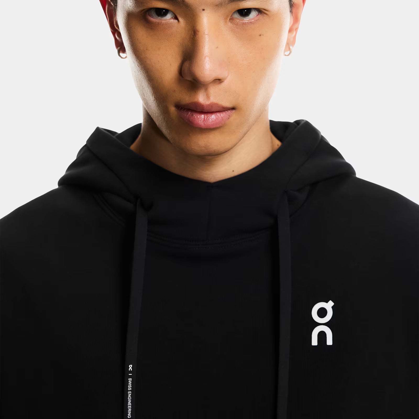 On Club Hoodie Smash Black | Orchid