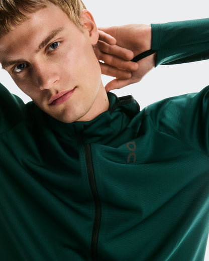 On Climate Zip Hoodie Spirulina