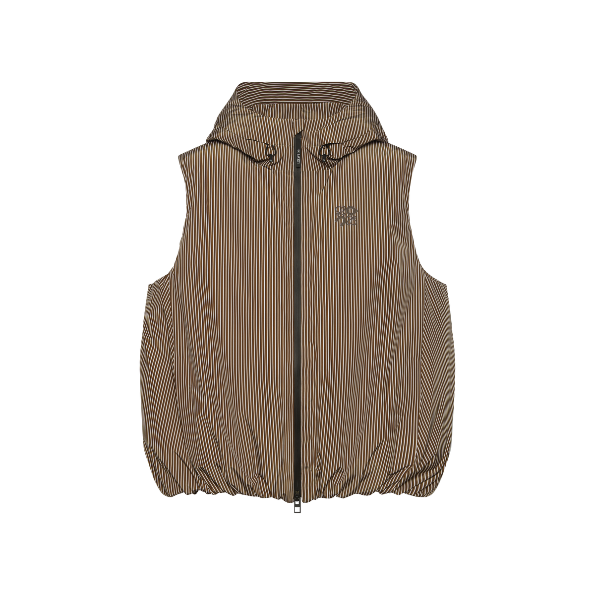 On Puffer Vest Loewe Brown | Pink