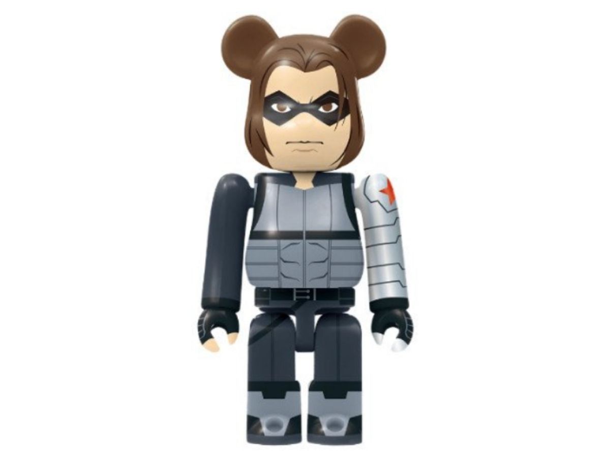 Bearbrick Happy Kuji Avengers Winter Soldier