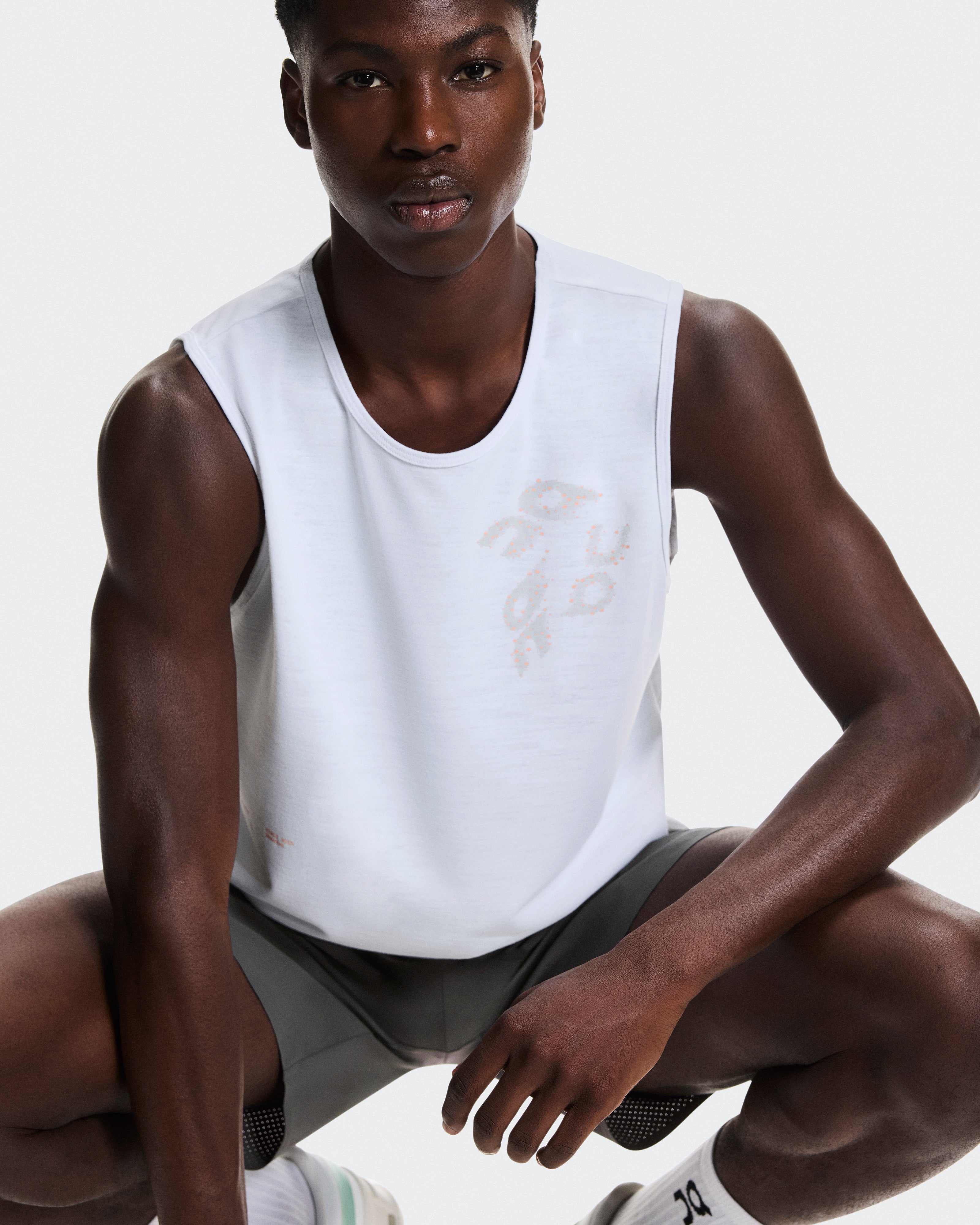 On On Run Tank White