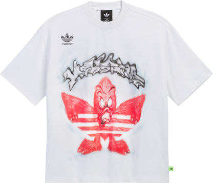 Hellstar X Adidas Graphic T-Shirt (White)