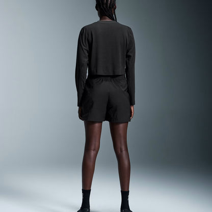 On Active Long-T Crop Black (Women'S)