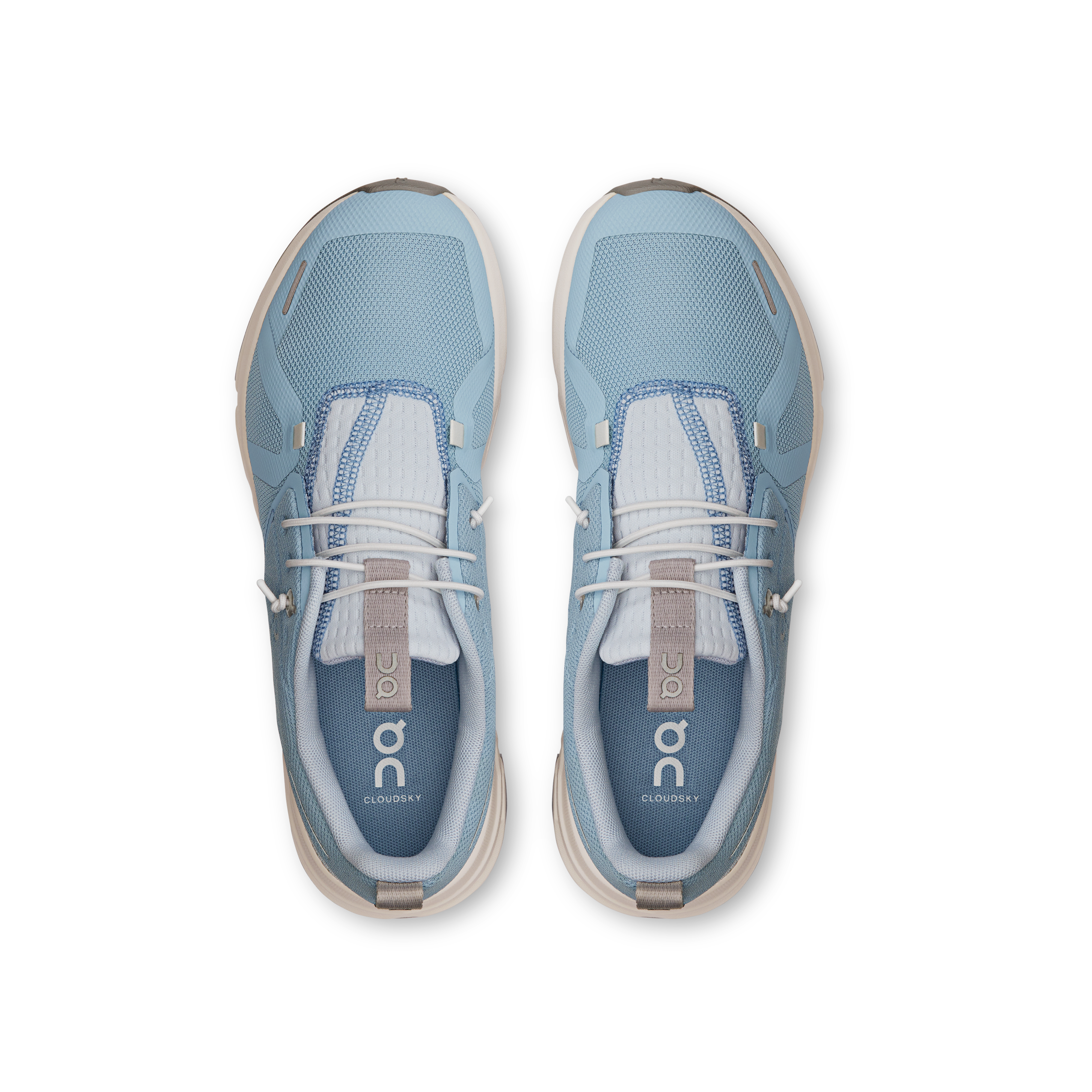 on running cloud sky wash ivory