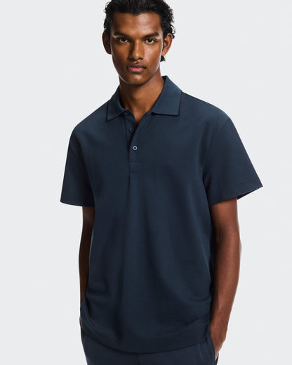 On Courtside Polo Midnight | Black