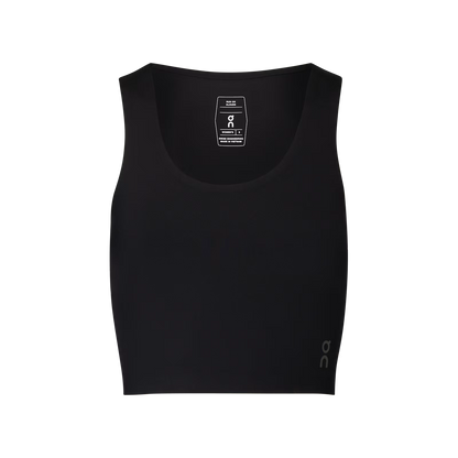 On Studio Open Back Crop Black (Women'S)