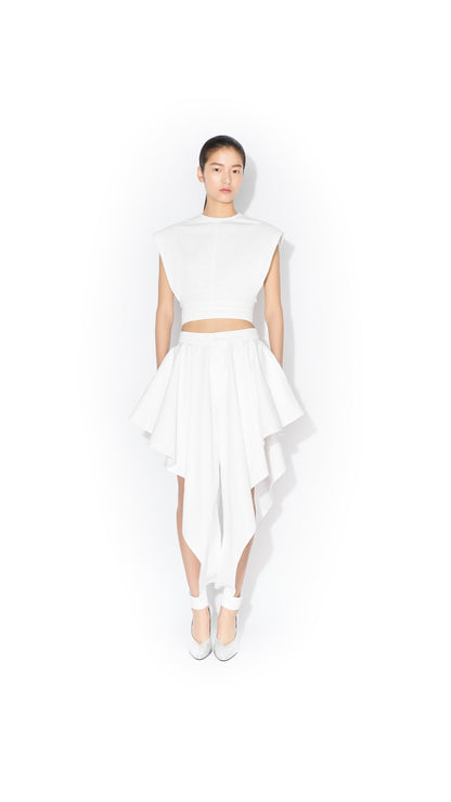 Alaïa White Denim Triangle Jeans